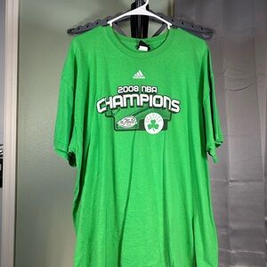 Green Adidas 2008 NBA Champions T-Shirt